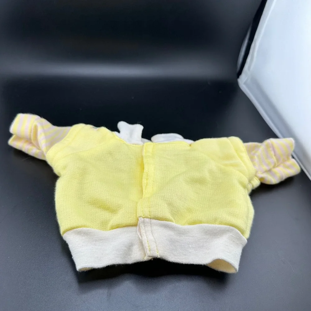 Cabbage Patch Kids Vtg Track Suit Yellow tan Stripe Coleco 1983 doll clothes OK